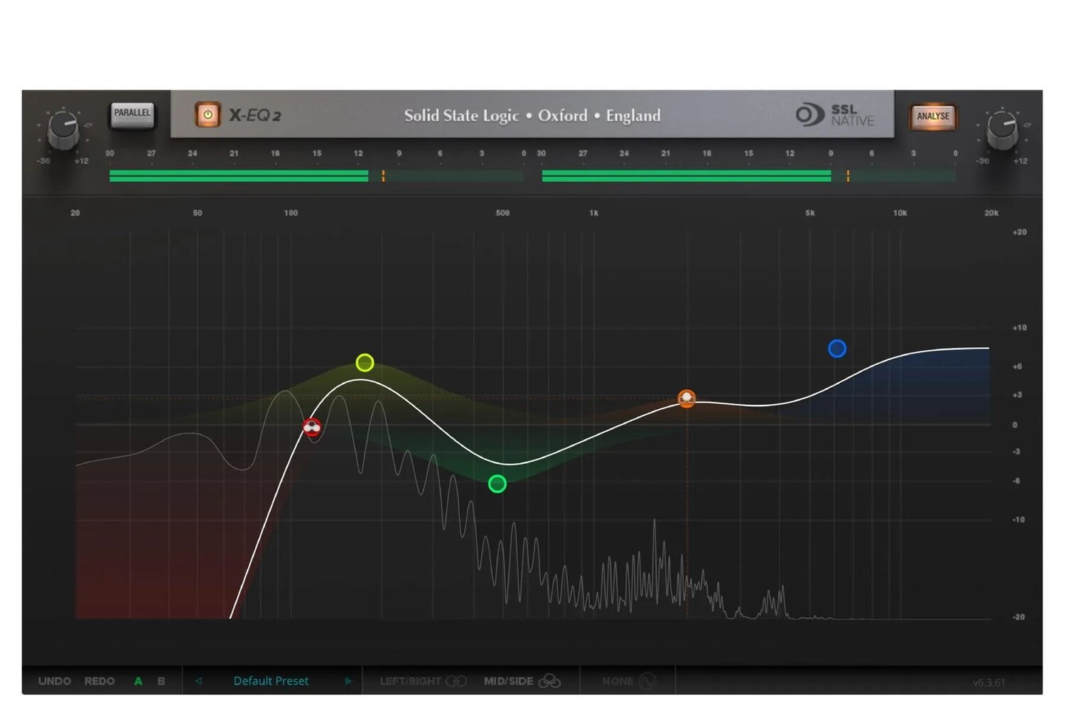 

Плагин эквалайзера Solid State Logic X-EQ 2