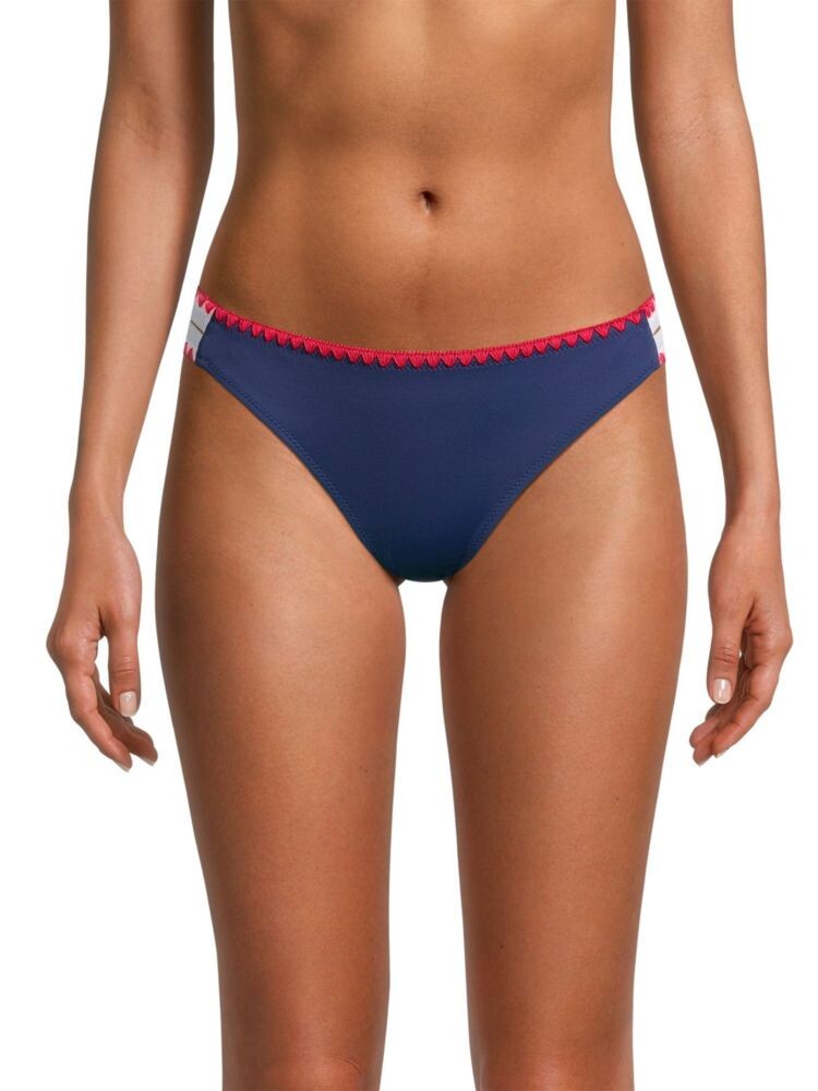 

Низ бикини с цветными блоками Vineyard Vines, цвет Deep Bay