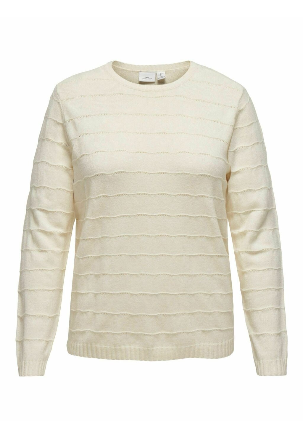 

Свитшот ONLY Carmakoma CURVY STRUKTUR, цвет whitecap gray