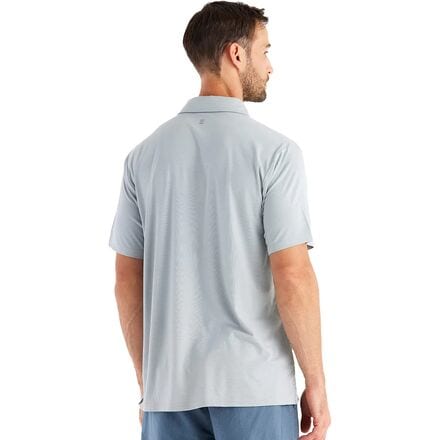 Flex Polo мужская Free Fly, цвет Heather Aspen Grey рубашка fly размер 50 белый