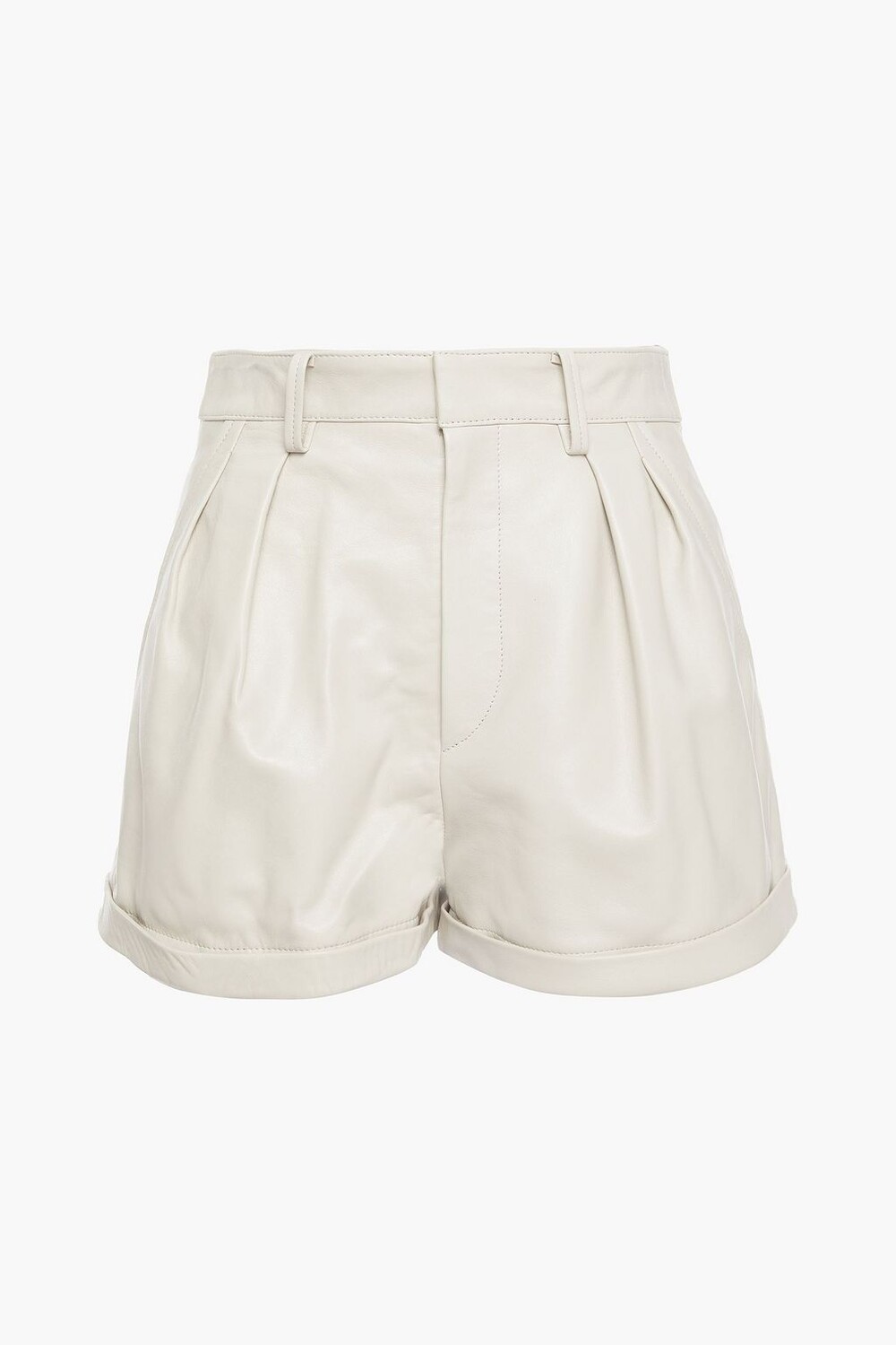 

Кожаные шорты Fabot ISABEL MARANT, экру