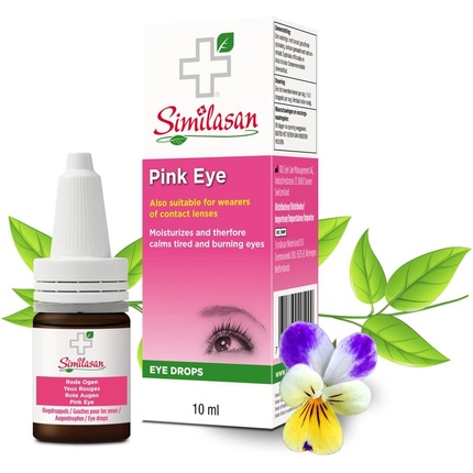 Глазные капли Симиласан для розовых глаз 10 мл - успокаивают красные и жгучие глаза ‎Similasan
