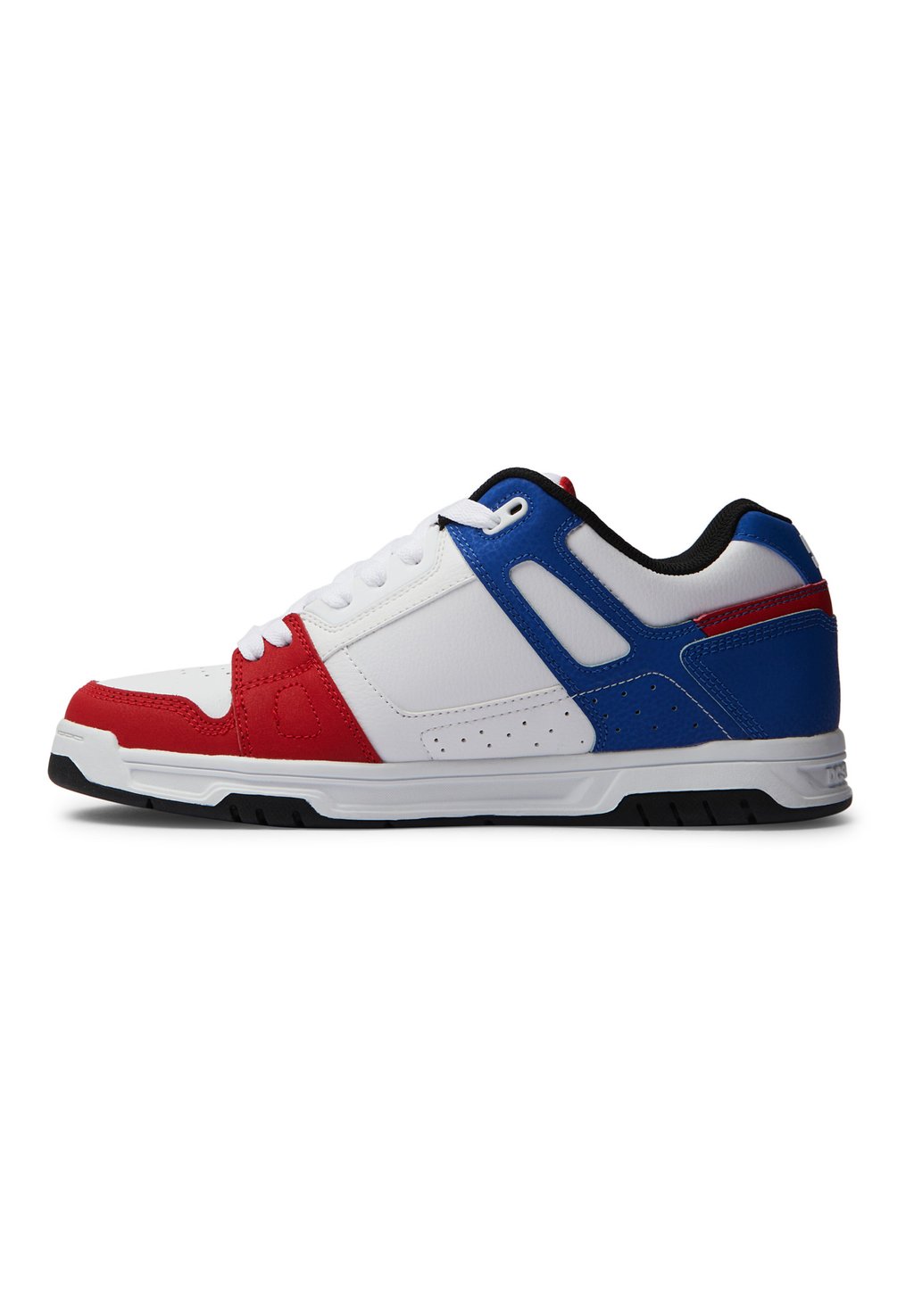 Туфли для скейтбординга STAG DC Shoes, цвет red white blue