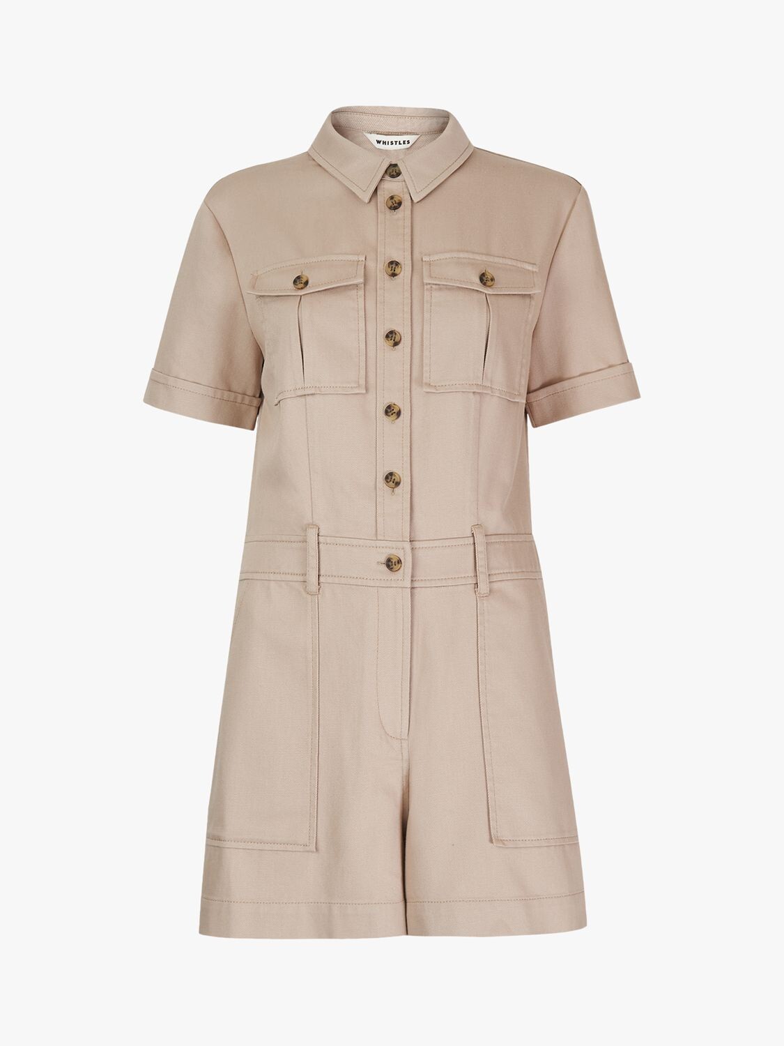 

Твиловый комбинезон Whistles Leith Utility, бежевый