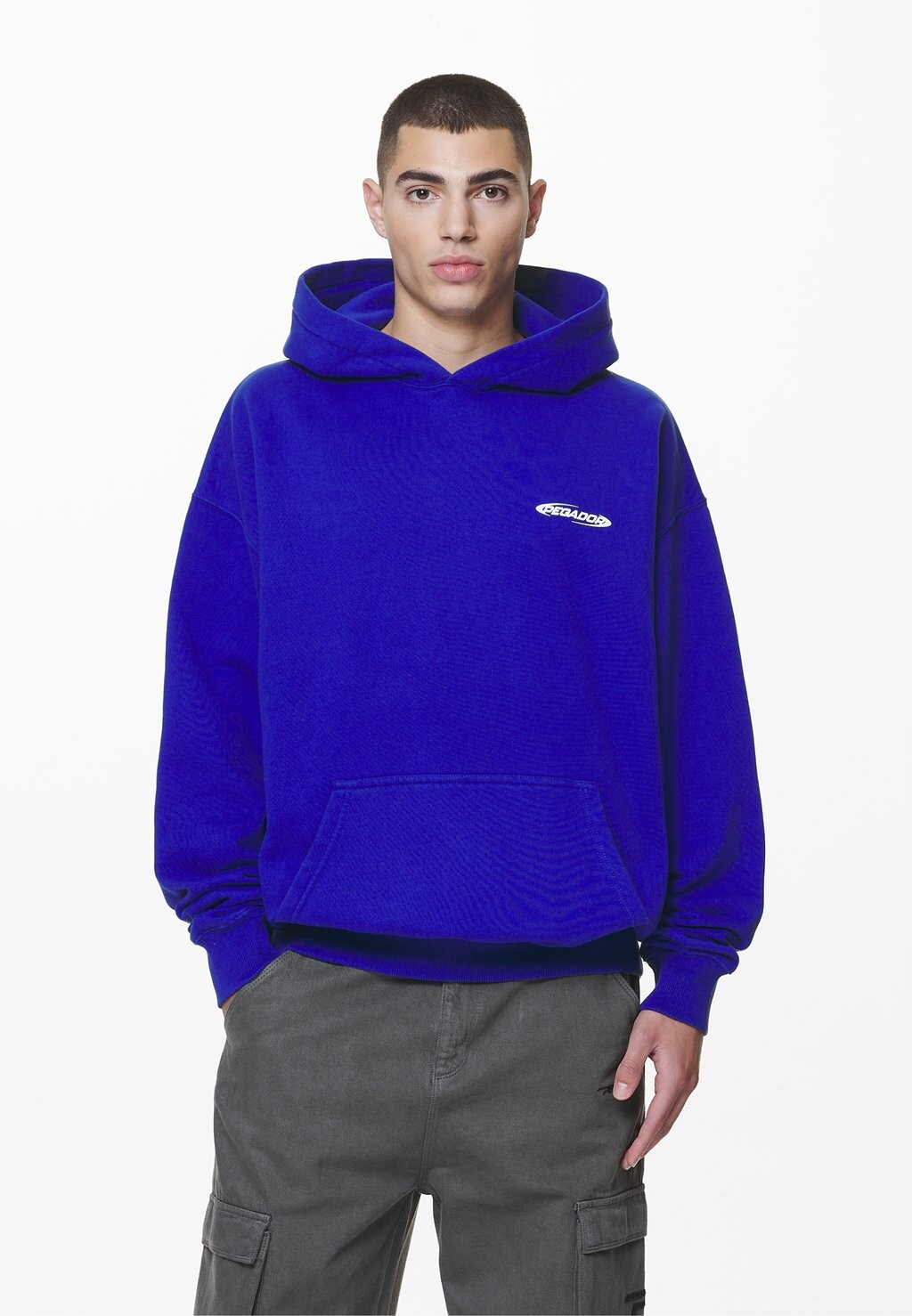 

Худи Pegador CRAIL OVERSIZED HOODIE, стираный бесконечный синий