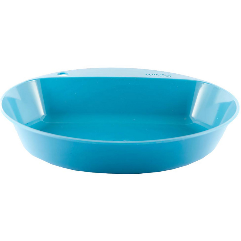 тарелка wildo camper plate flat light blue Глубокая тарелка Wildo