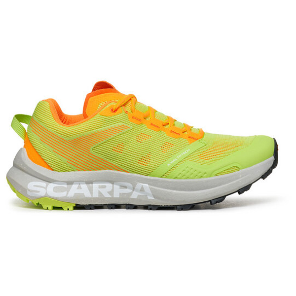 Кроссовки для бега по пересеченной местности Scarpa Women's Spin Planet, цвет Sunny Green/Orange Fluo