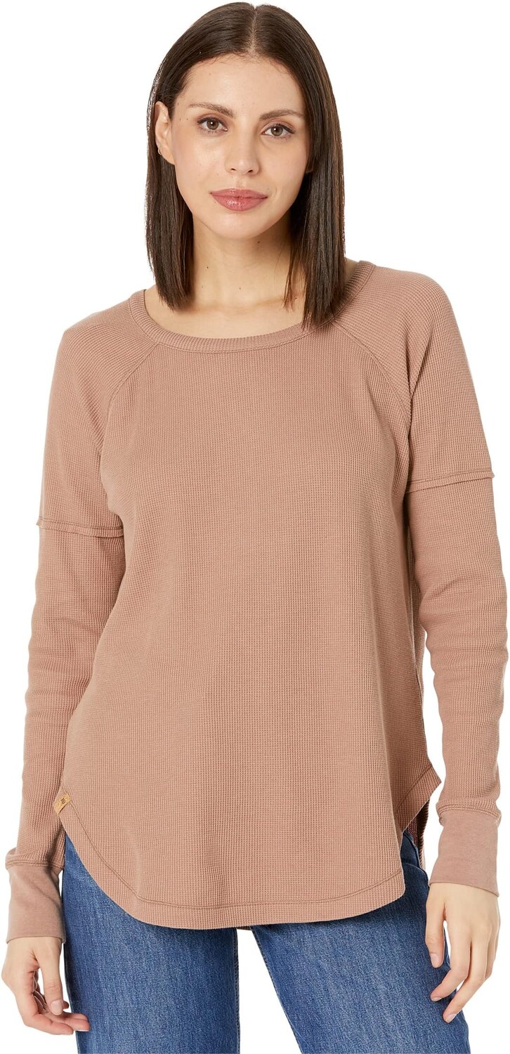 

Рубашка tentree Treewaffle Crew Long Sleeve, цвет Mushroom