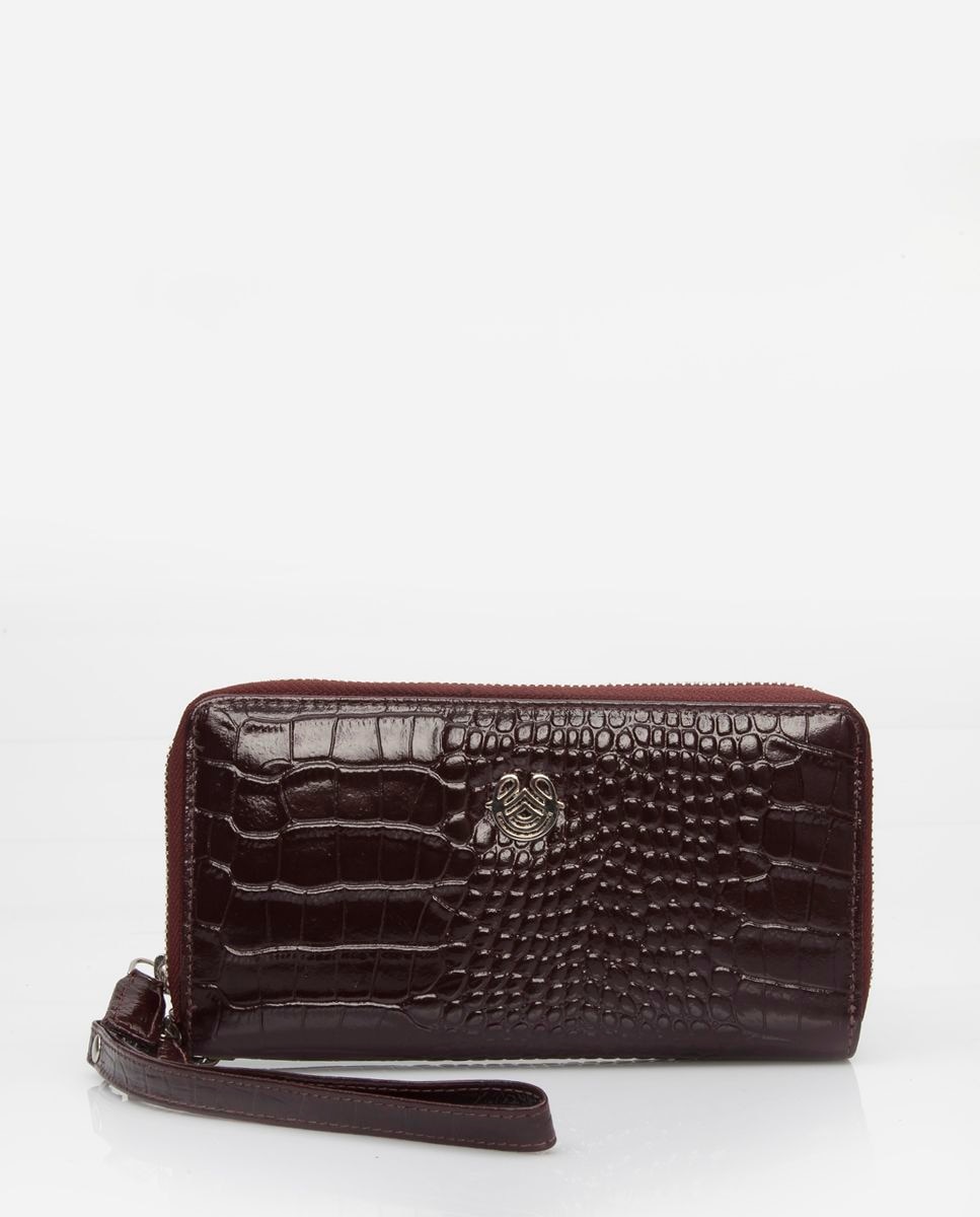 Коричневый женский кошелек из лаковой кожи из кокоса Laura Valle, коричневый мужской портфель для хранения удостоверений сумка для багажа портфель для паспорта кредитных карт кошелек сумка уличный важный органай