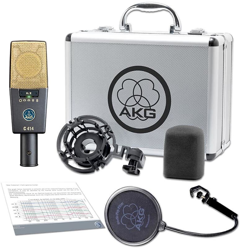 

Конденсаторный микрофон AKG C414 XLII Large Diaphragm Multipattern Condenser Microphone