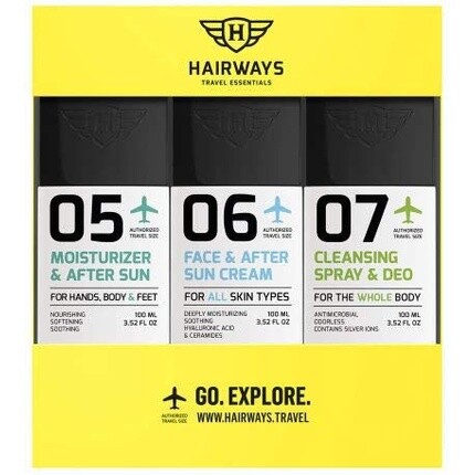 

Дорожный набор Hairways 03 3x100 мл
