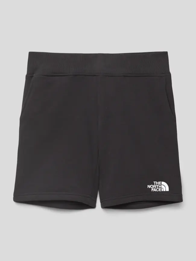 

Спортивные шорты с отстрочкой-лейблом The North Face, черный