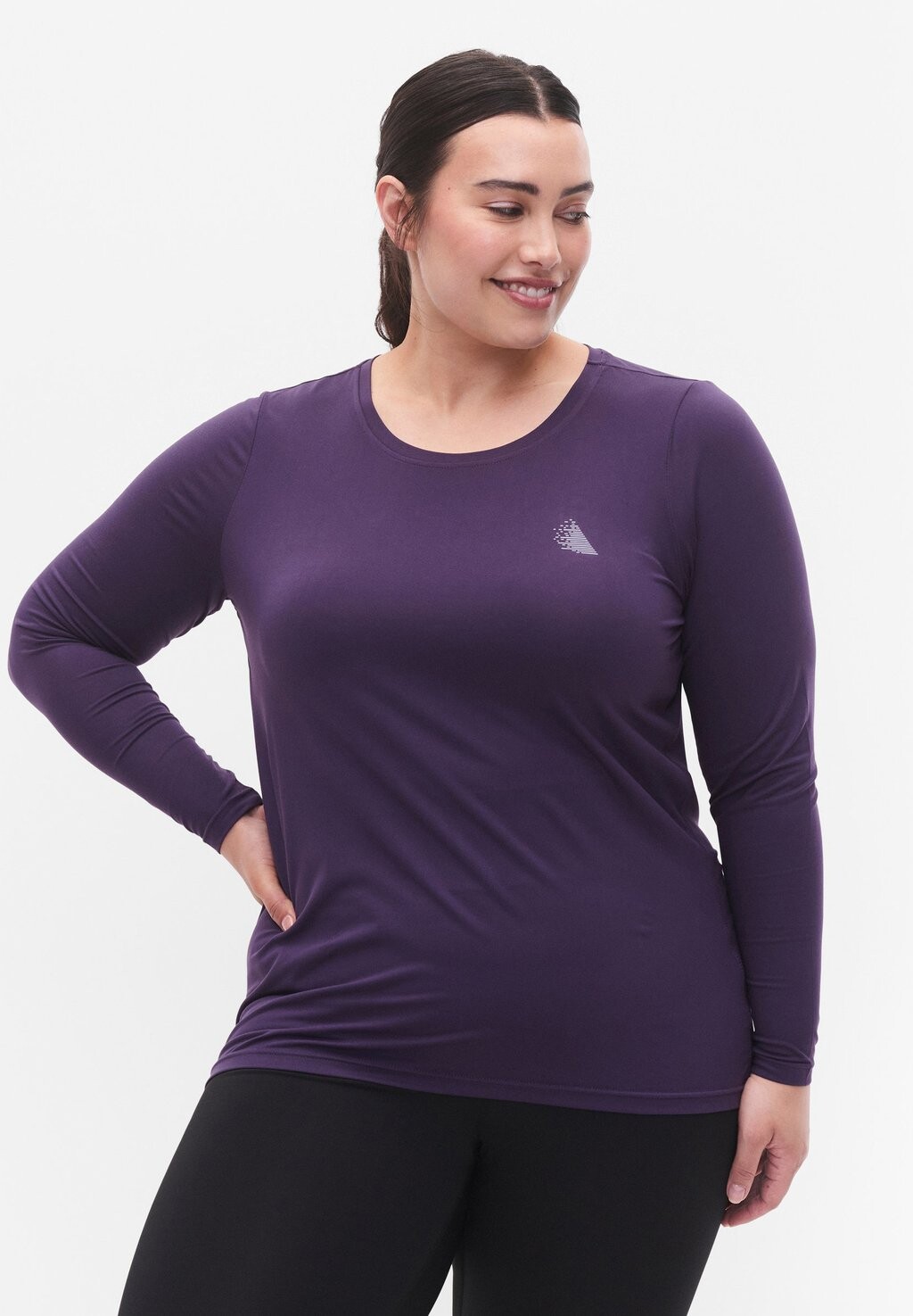

Блузка с длинными рукавами Active by Zizzi, сиреневый