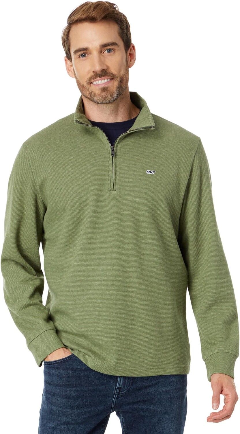 

Толстовка Saltwater 1/4 Zip Vineyard Vines, цвет Cypress