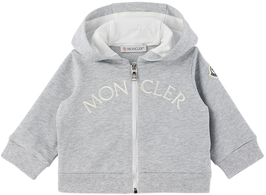 

Baby Grey Толстовка на молнии Серая Moncler Enfant, Серый, Baby Grey Толстовка на молнии Серая Moncler Enfant