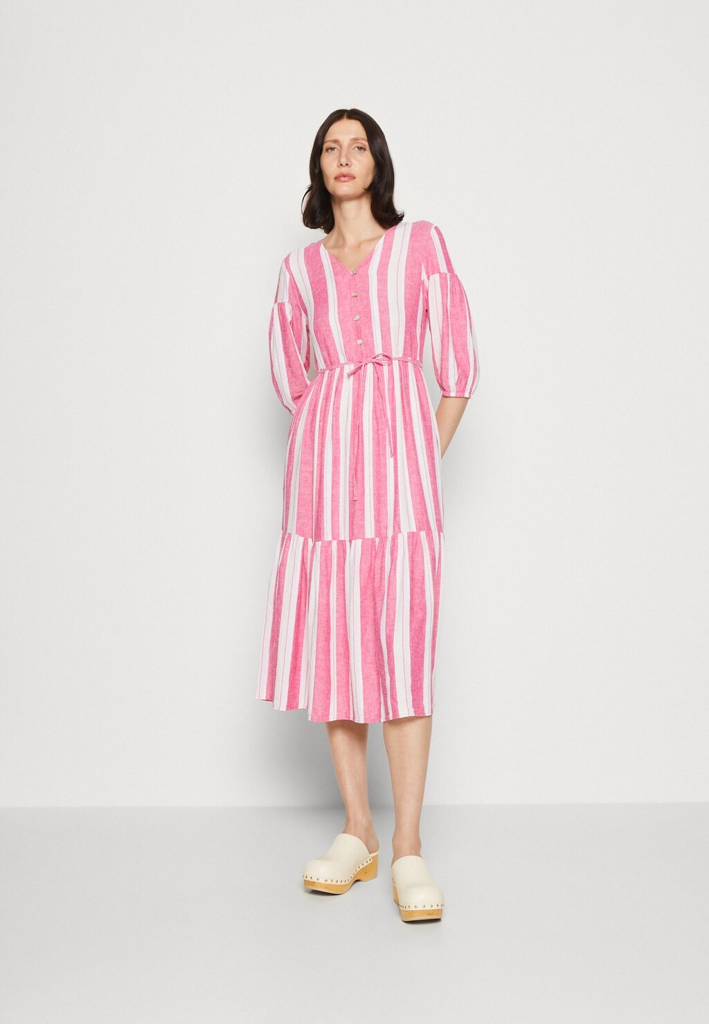 

Платье-рубашка Marks & Spencer, розовый