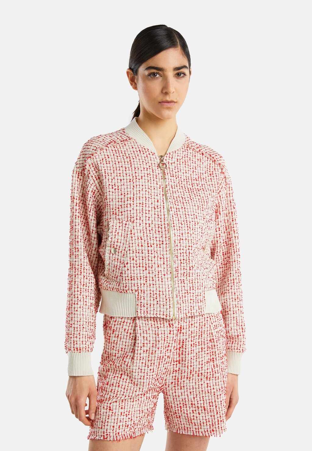 

Куртка бомбер United Colors of Benetton, белый