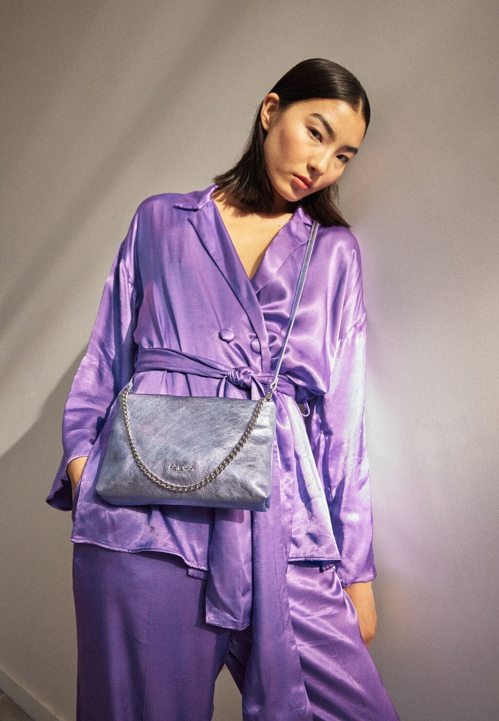 

Сумка через плечо MOLLY nat & nin, цвет mauve