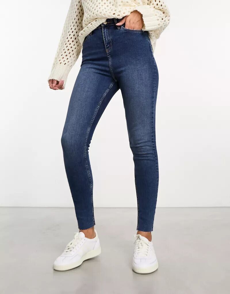 

Джинсы скинни Miss Selfridge средней потертости