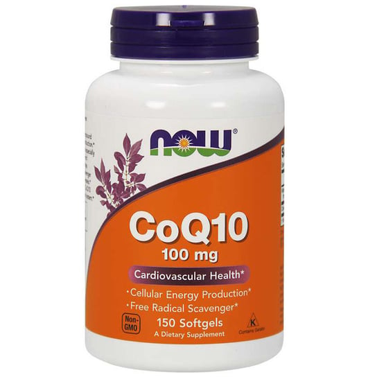 Теперь Coq10 100 мг 150 капсул Now Foods