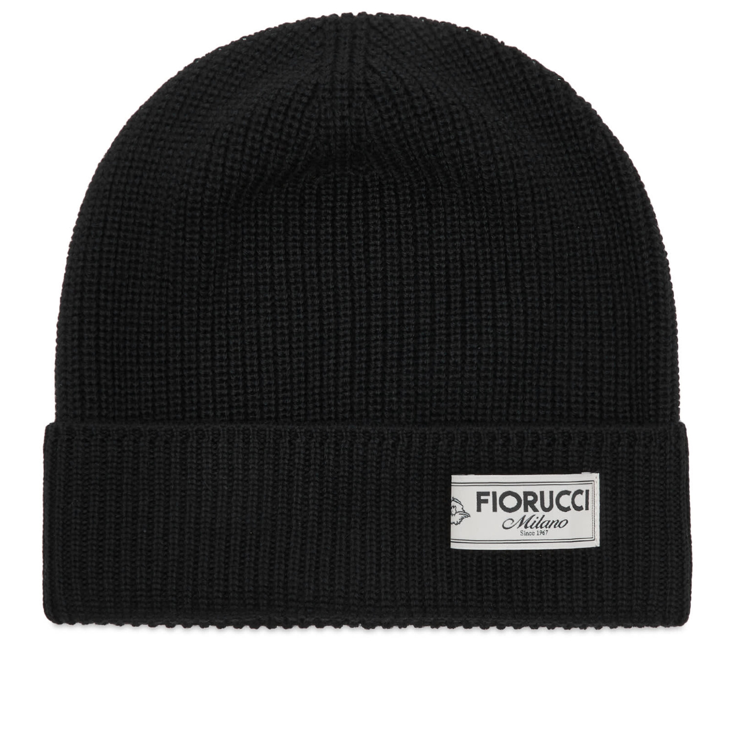 

Шапка Fiorucci Knit Logo Beanie, черный