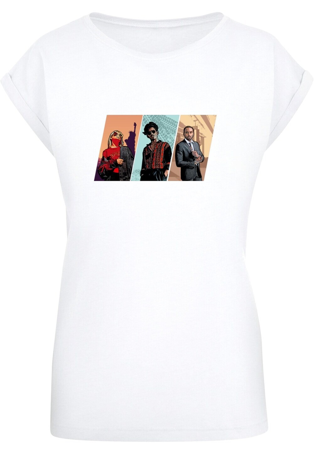 

Рубашка Merchcode Laides Grand Trio, белый