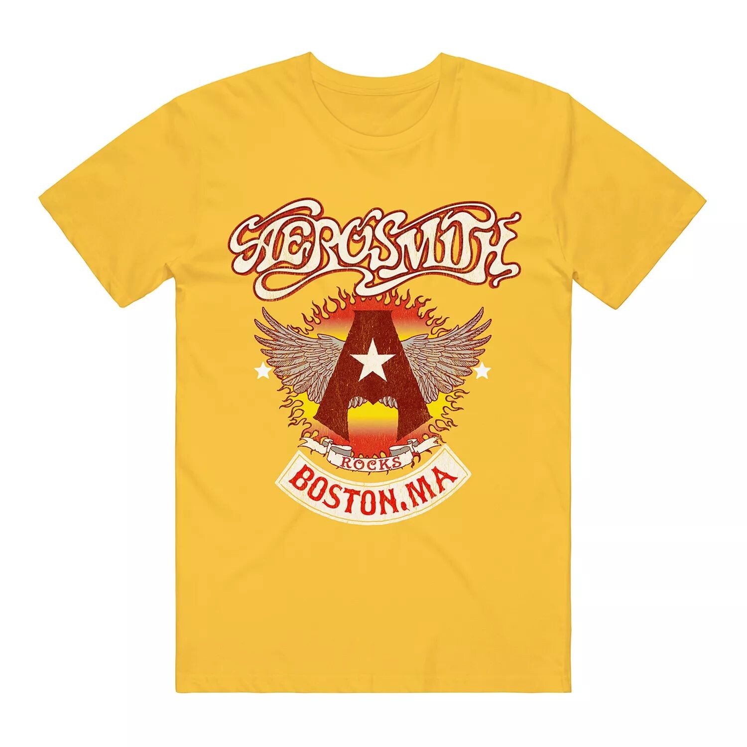

Мужская футболка с рисунком Aerosmith Licensed Character