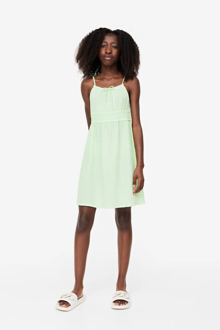 Платье без рукавов H&M, зеленый цена и фото