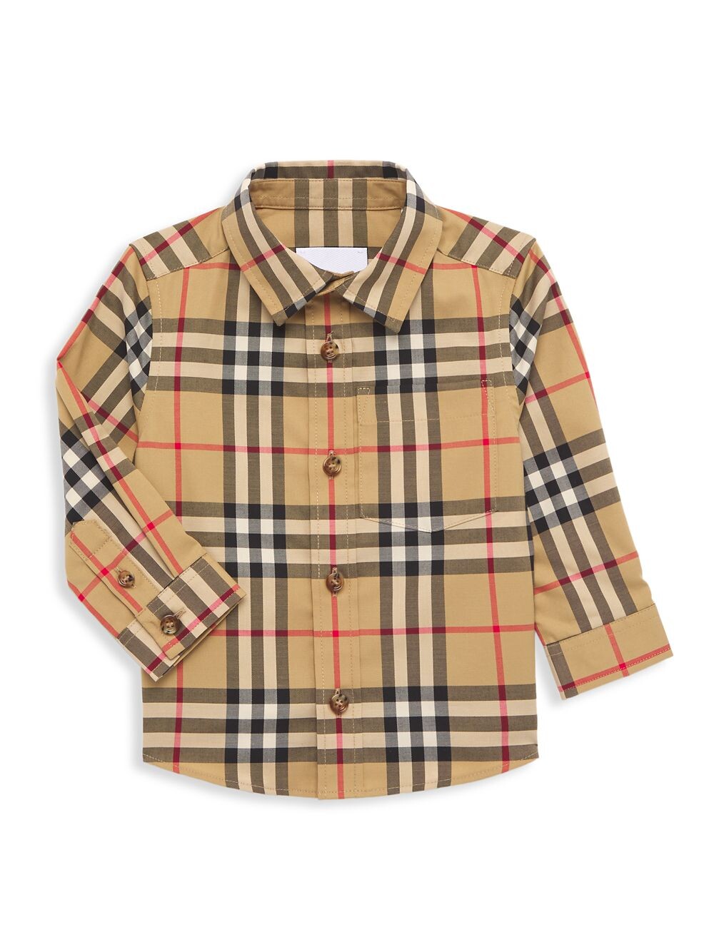 

Рубашка на пуговицах в клетку для мальчиков и маленьких мальчиков Burberry