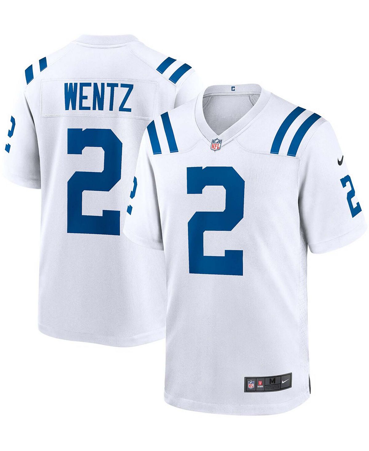 Мужское белое джерси Carson Wentz Indianapolis Colts Game Nike