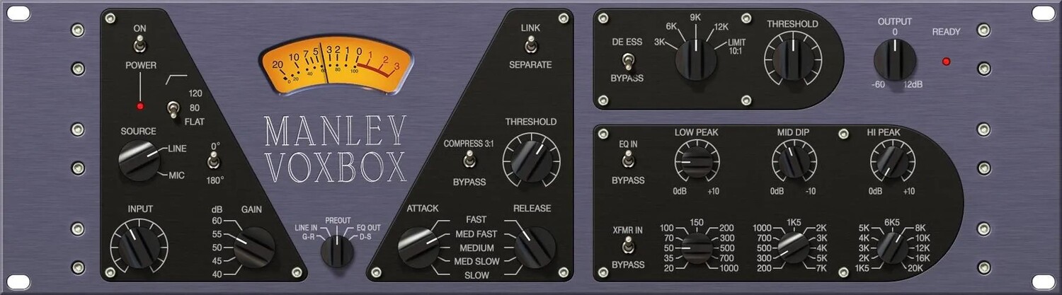 

Новый плагин Universal Audio UAD Manley VOXBOX Channel Strip