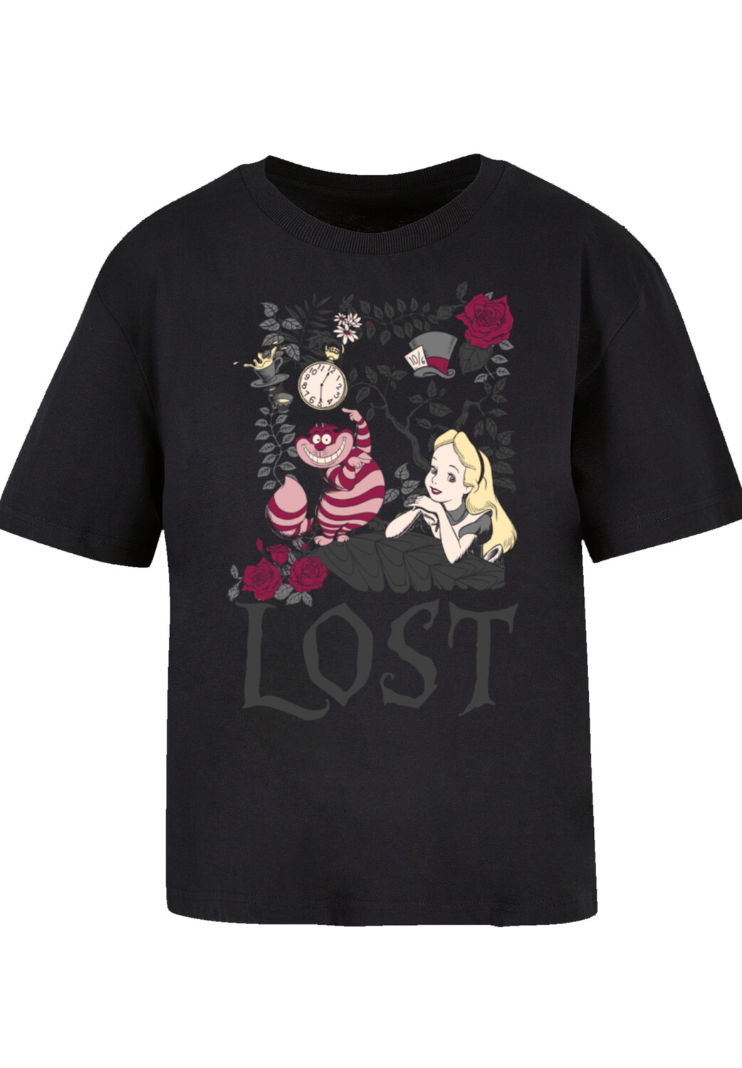 

Футболка F4NT4STIC Disney Alice im Wunderland Lost, черный