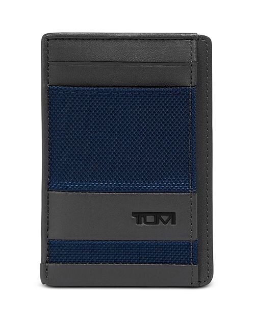 

Чехол для карт с зажимом для денег Tumi, цвет Blue