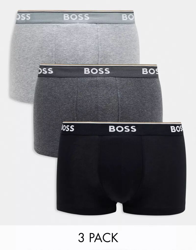 Набор из трех разноцветных плавок Boss Bodywear
