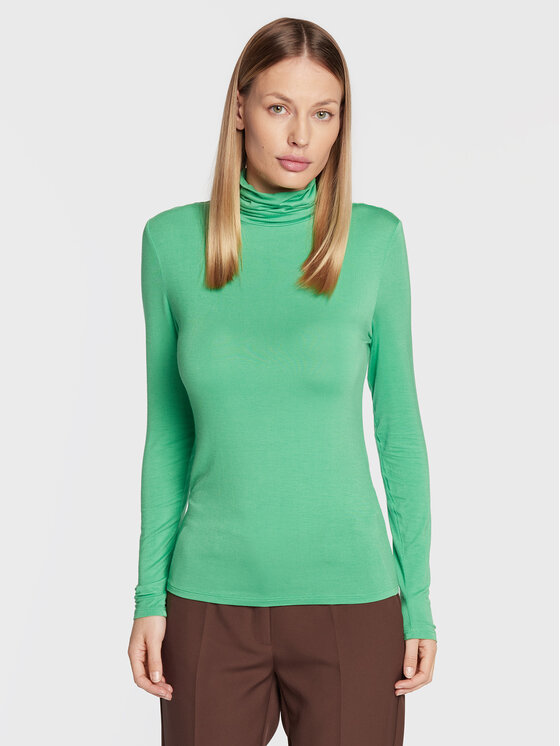 Узкая блузка Ichi, зеленый