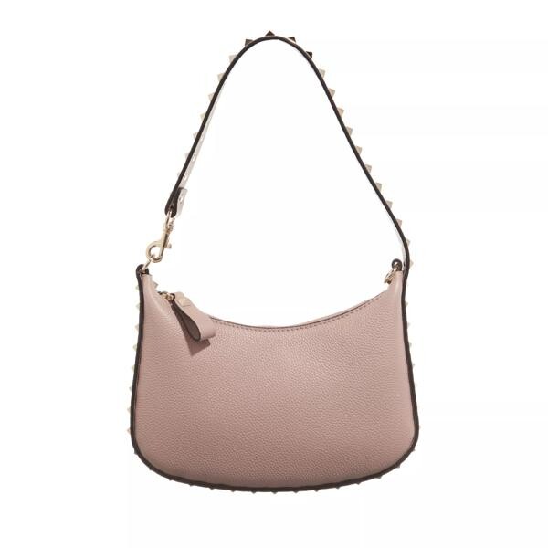 

Сумка mini hobo rockstud Valentino Garavani, бежевый