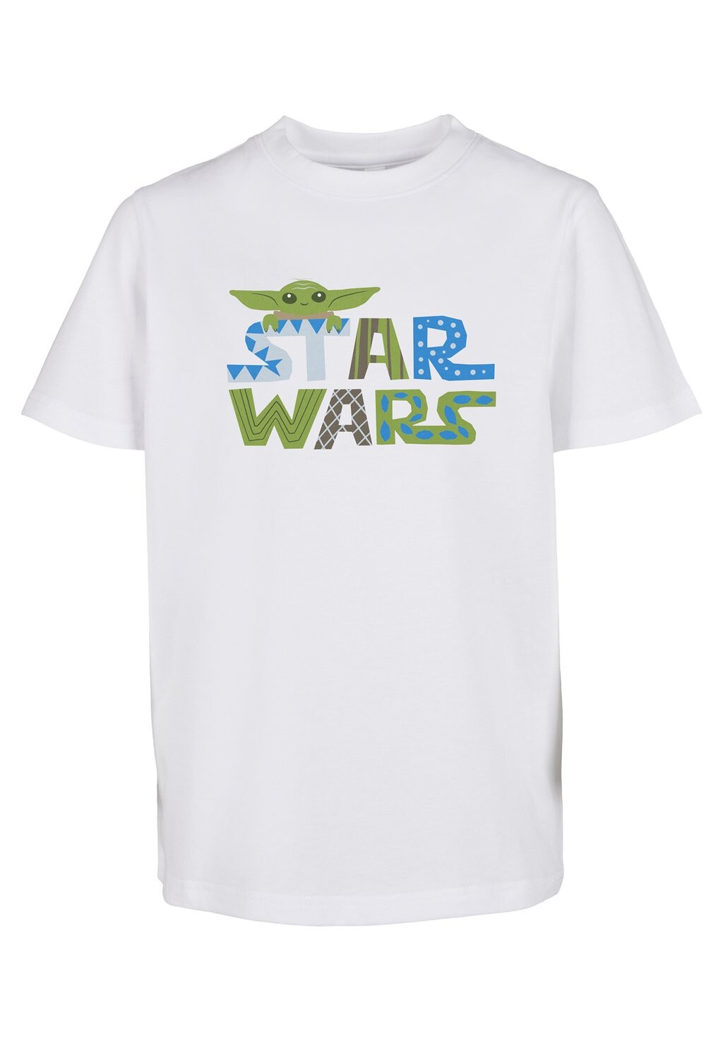 

Футболка с принтом STAR WARS COLORFUL LOGO TEE Mister Tee, цвет white