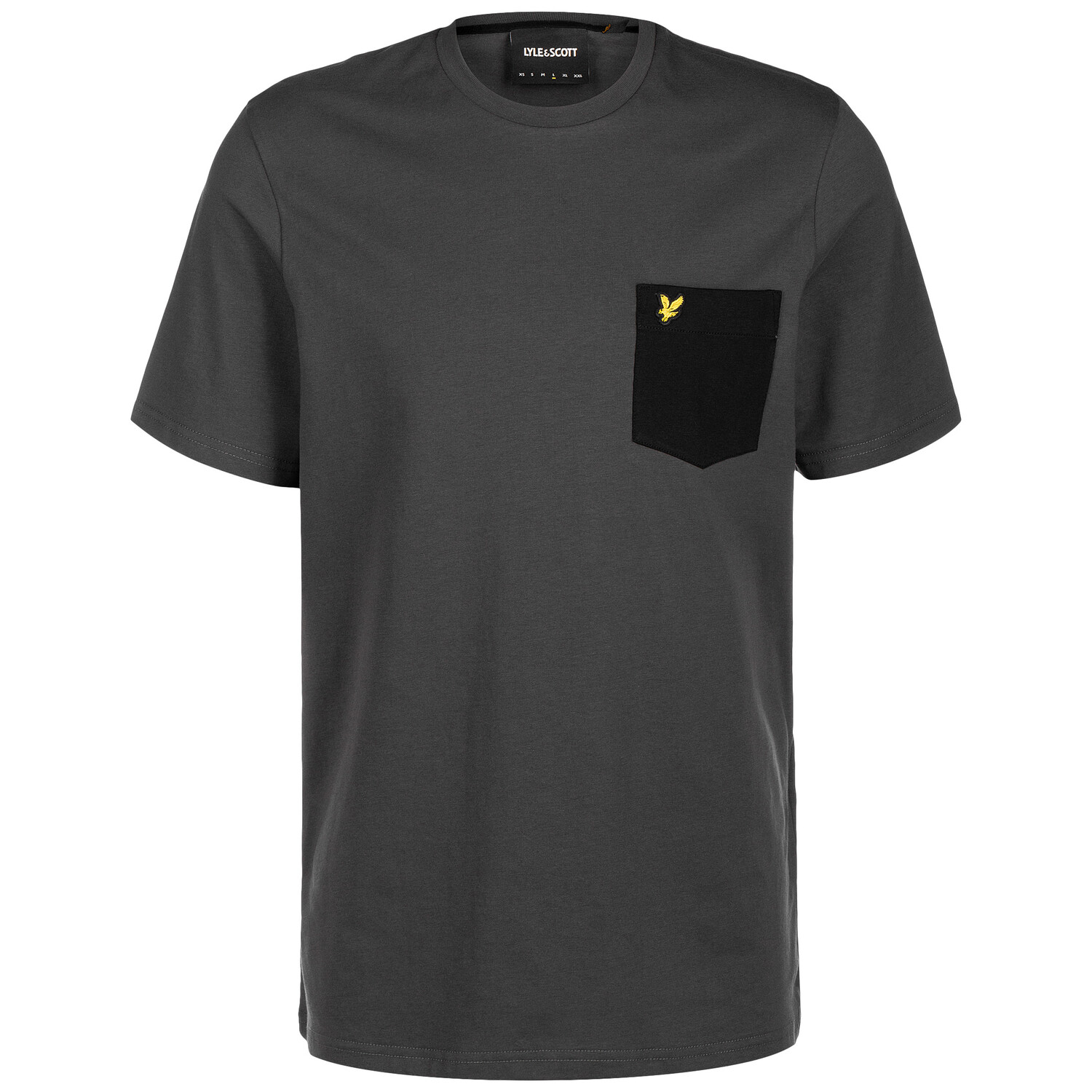 

Футболка Lyle & Scott Contrast Pocket, серый