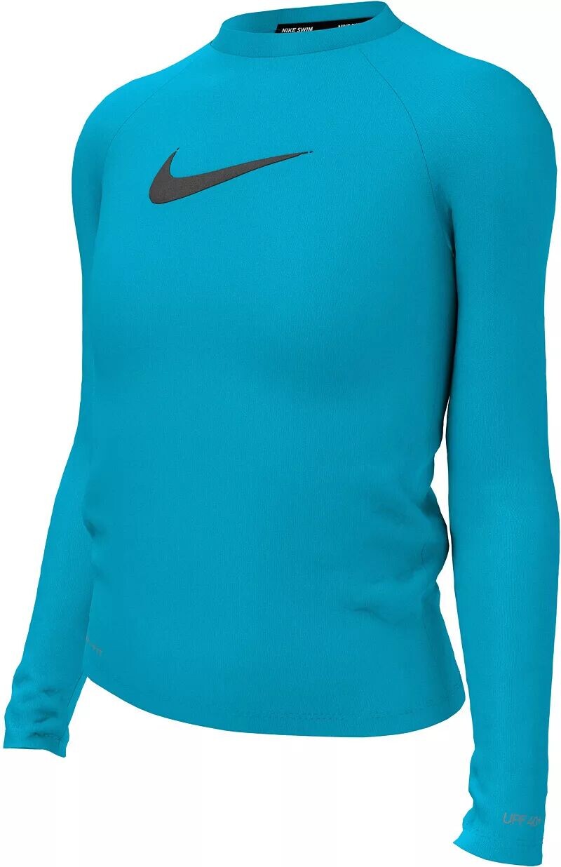 

Гидрозащита с длинными рукавами Nike для девочек, синий