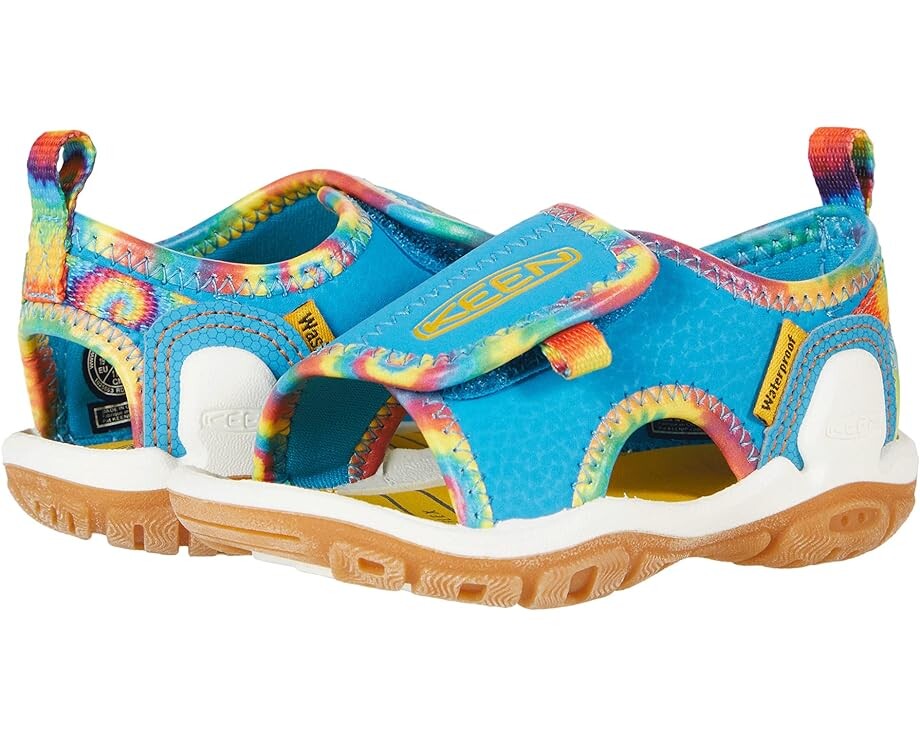 

Сандалии Keen Knotch River Open Toe, цвет Tie-Dye/Vivid Blue