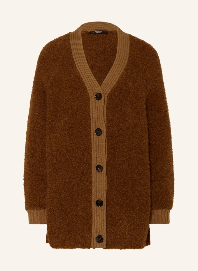 

Кардиган оверсайз enfasi Weekend Maxmara, коричневый
