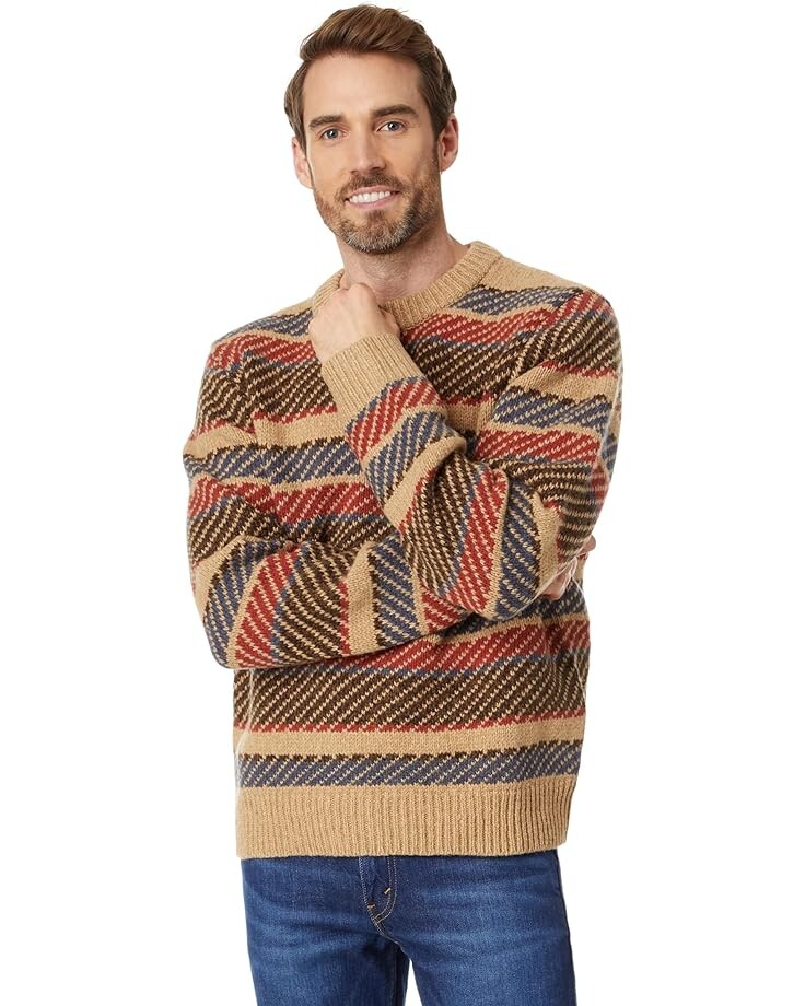 

Свитер L.L.Bean Classic Raggwool Crew Sweater Fair Isle Regular, цвет Barley