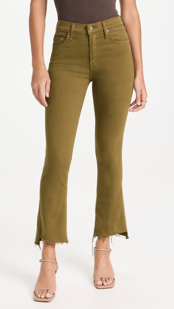

Джинсы MOTHER The Insider Crop Step Fray
