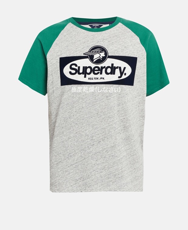 

Футболка Superdry, светло-серый
