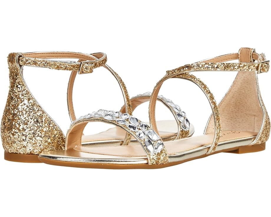 

Сандалии Jewel Badgley Mischka Osome, цвет Light Gold