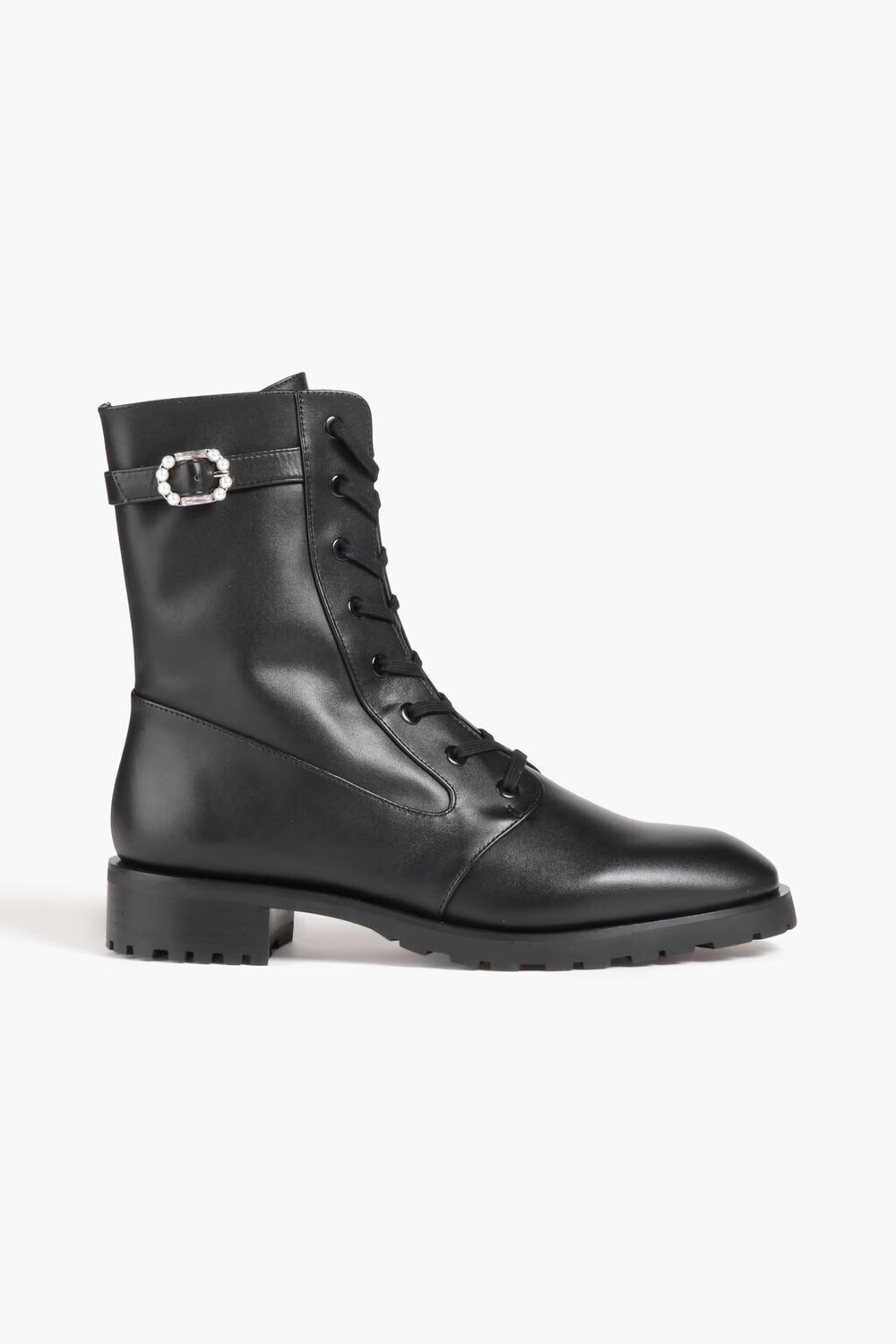 

Кожаные армейские ботинки Dazzle Stuart Weitzman, черный