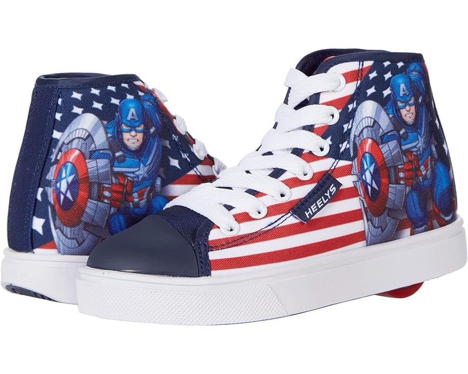 

Кроссовки Heelys Hustle Captain America, цвет Navy/Red/Royal/White