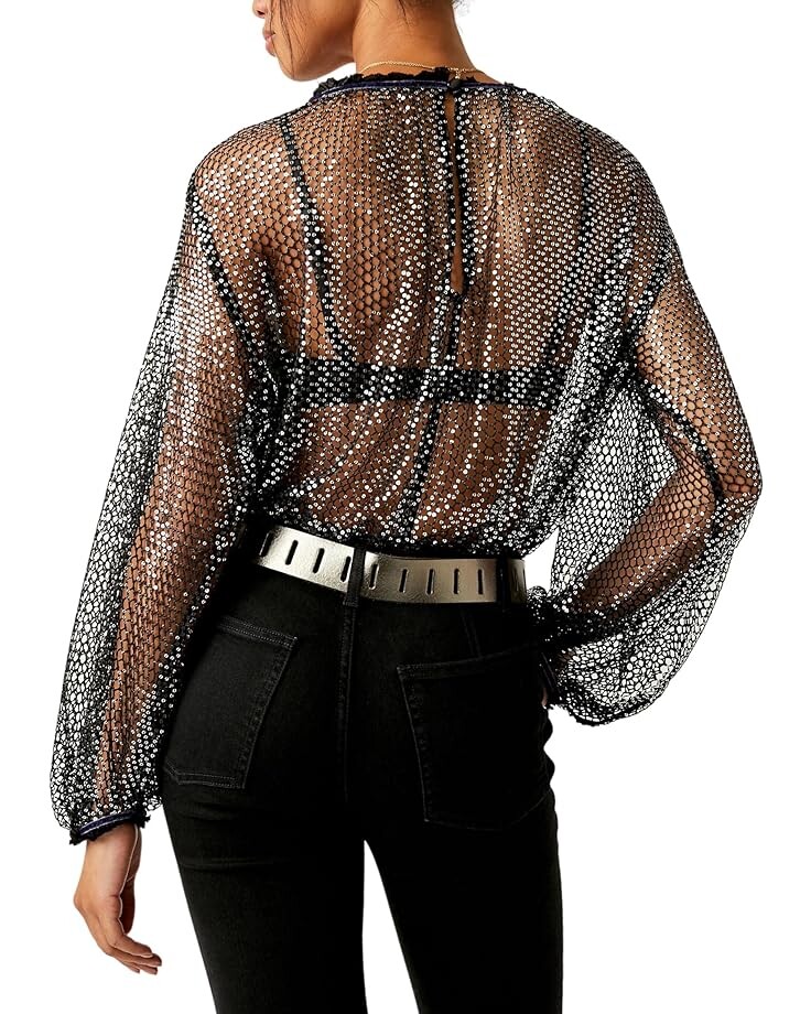 

Топ Free People Sparks Fly Top, цвет Black Combo