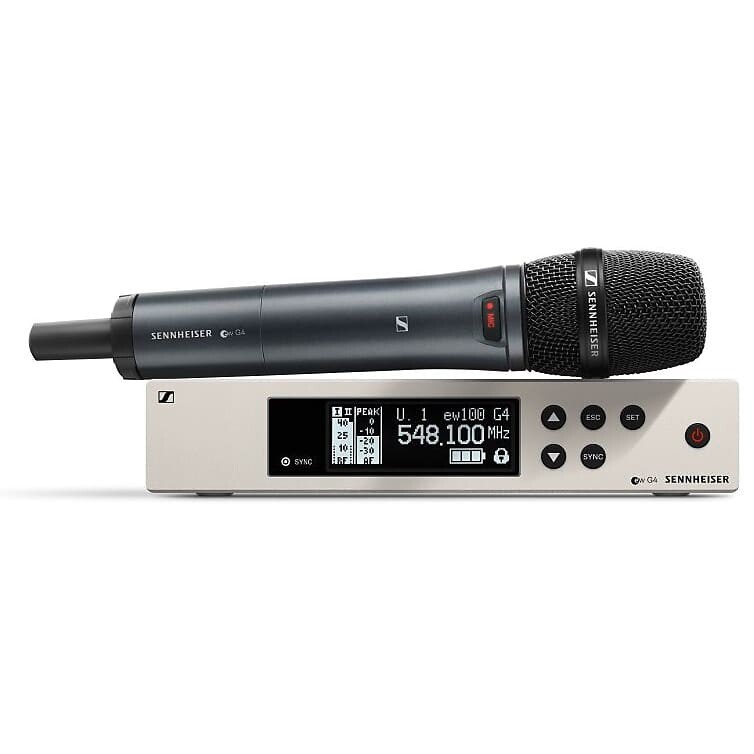 

Беспроводная микрофонная система Sennheiser EW 100 G4-845-S Wireless Handheld Microphone System (Band G, 566-608 MHz)