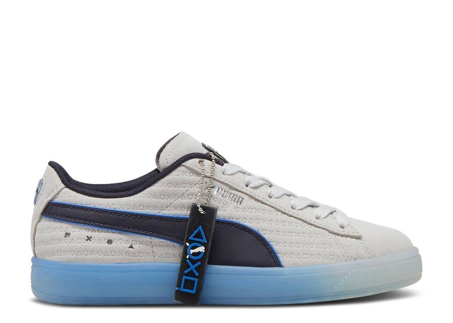 

Кроссовки Puma Playstation X Suede Big Kid 'Glacial Grey', серый